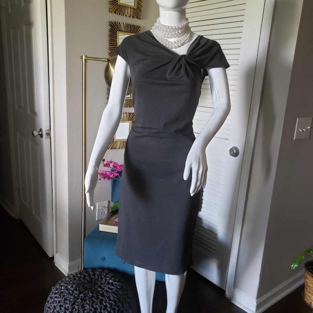 "Mike is" Gray sheath dress sz L NWT